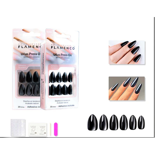 Uñas press on - FLAMENCO | Chuy's Beautys