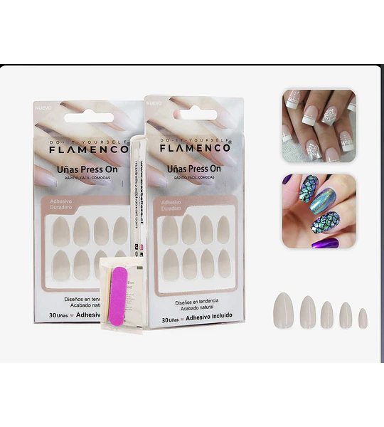 Uñas press on