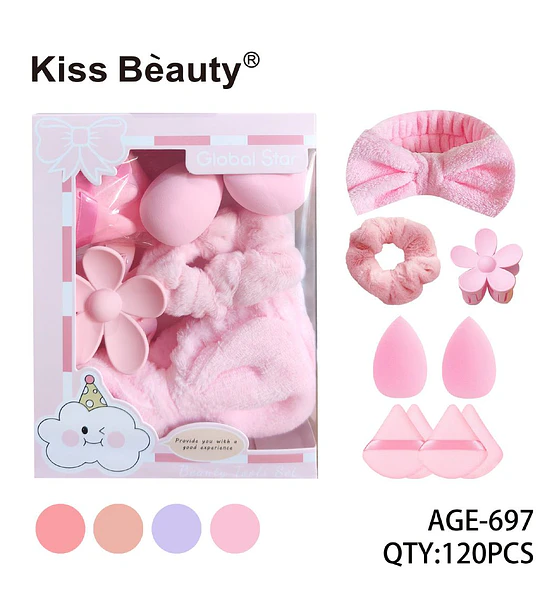 Set de Accesorios de Maquillaje 17 Pcs COSMIVA