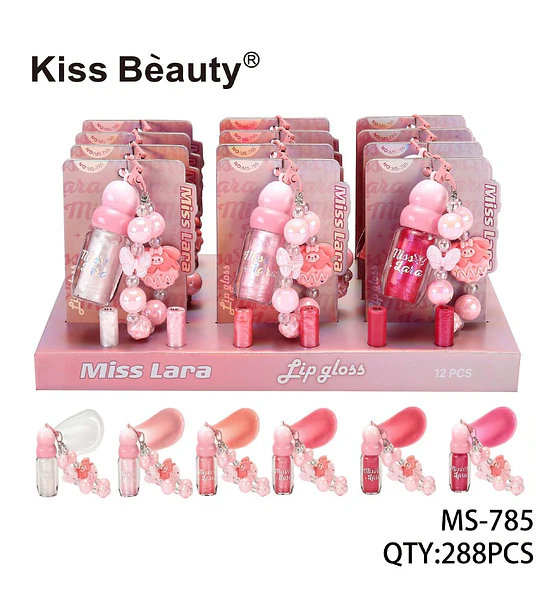 Brillo Labial Hidratante Chuys Beautys con Pulsera