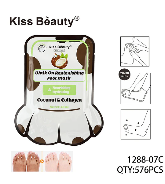 Mascarilla Hidratante de Coco COSMIVA para Pies