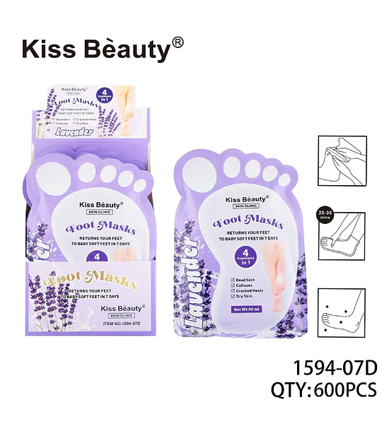 Mascarilla Hidratante Lavanda COSMIVA para Pies