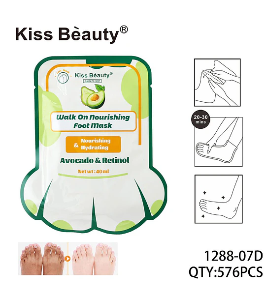 Mascarilla Hidratante de Palta para Pies Chuys Beautys