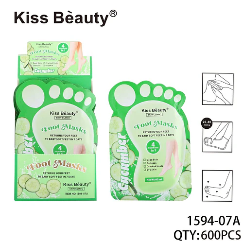 Mascarilla de Pie Pepino Chuys Beautys - Hidratante y Suave - COSMIVA | Chuy's Beautys