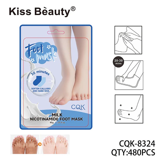 Mascarilla hidratante de pie leche Chuys Beautys - COSMIVA | Chuy's Beautys