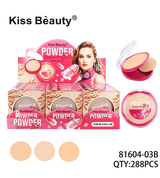 Polvo Compacto Acabado Mate Chuys Beautys 24 H