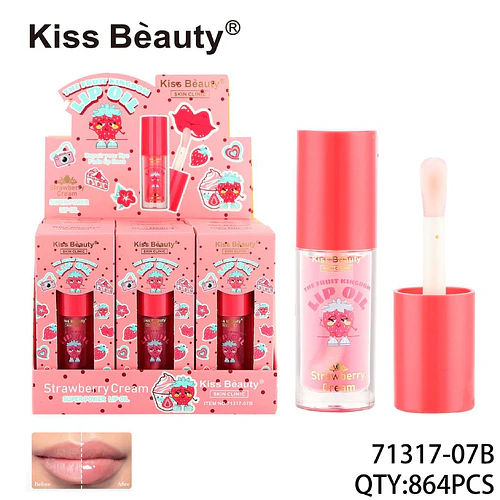 Aceite Labial Frutilla Chuys Beautys - Hidratación y Brillo - COSMIVA | Chuy's Beautys