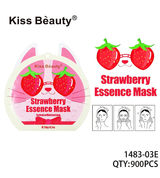 Mascarilla de Frutilla Hidratante Chuys Beautys
