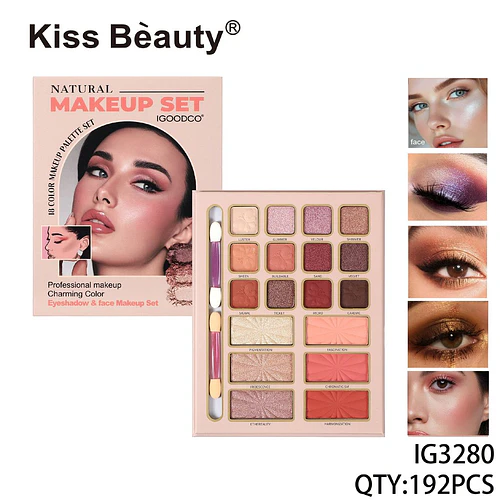 Set de Maquillaje 20 Tonos - Base y Polvos Compactos Chuys Beautys - COSMIVA | Chuy's Beautys
