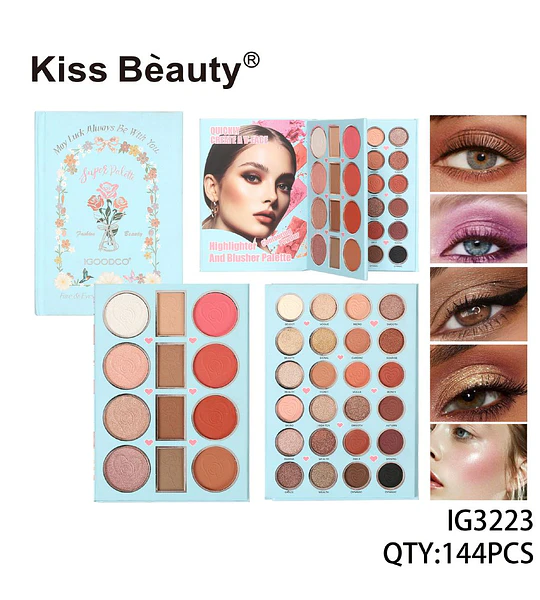 Set de Maquillaje 36 Tonos Chuys Beautys para Piel Perfecta