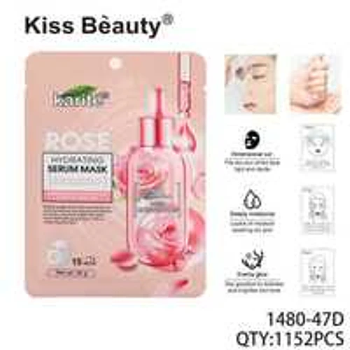 Mascarilla de Rosa Hidratante Chuys Beautys - Pack de 12 Piezas - COSMIVA | Chuy's Beautys