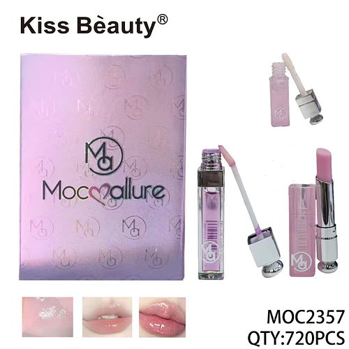Set Labial Brillo 3 Piezas Sabor Fresa Chuys Beautys - COSMIVA | Chuy's Beautys
