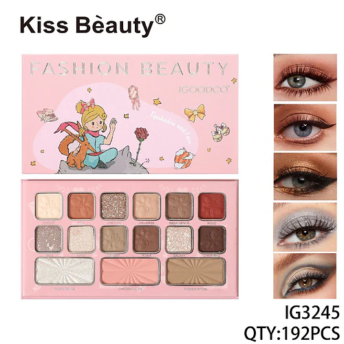 Paleta de Sombras 15 Tonos Chuys Beautys - COSMIVA | Chuy's Beautys