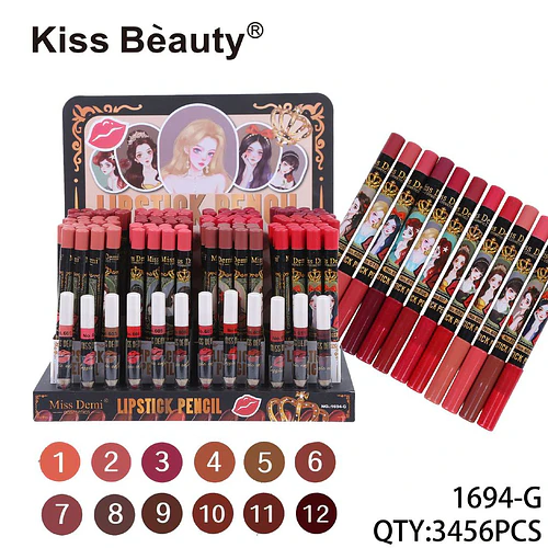 Lápiz Delineador de Labios 12 Tonos Chuys Beautys - COSMIVA | Chuy's Beautys