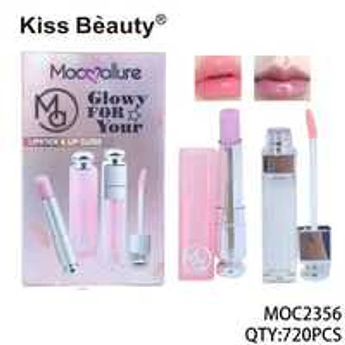 Set Labial Brillo Sabor Fresa Chuys Beautys - COSMIVA | Chuy's Beautys