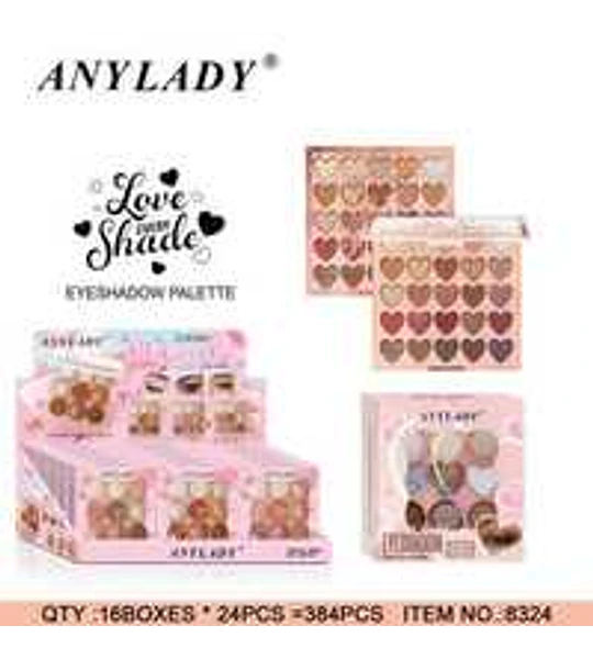 Paleta de sombras 9 tonos Chuys Beautys