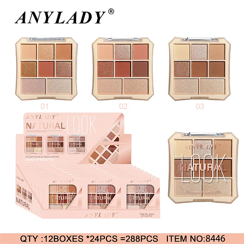 Paleta de Sombras 6 Tonos y 2 Iluminadores Chuys Beautys - COSMIVA | Chuy's Beautys