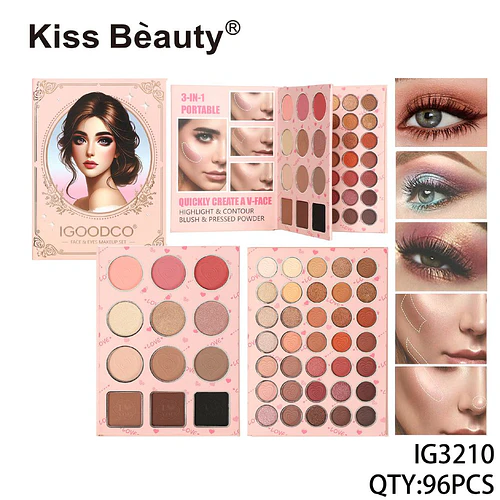 Set de Maquillaje 47 Tonos Chuys Beautys - Base y Polvos Compactos - COSMIVA | Chuy's Beautys