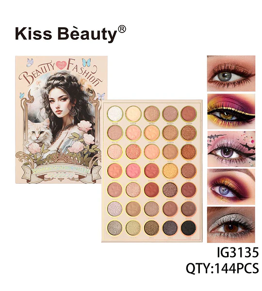Paleta de sombras 35 tonos Chuys Beautys