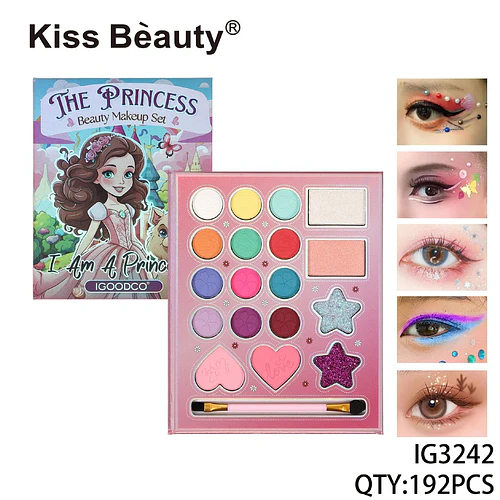 Set de Maquillaje 18 Tonos Chuys Beautys para Niñas - COSMIVA | Chuy's Beautys