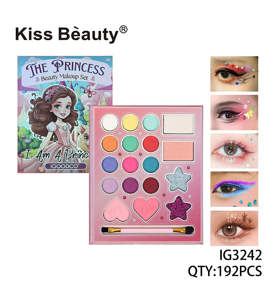 Set de Maquillaje 18 Tonos Chuys Beautys para Niñas
