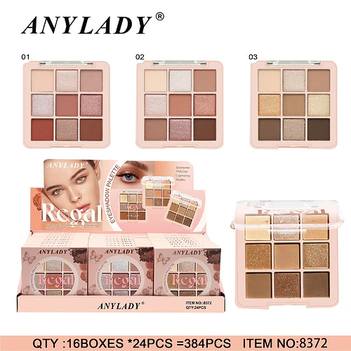 Paleta de Sombras 9 Tonos Chuys Beautys - COSMIVA | Chuy's Beautys