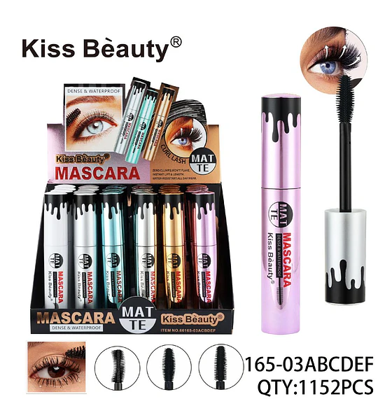 ¡CONSIGUE PESTAÑAS CURVAS Y PERFECTAS CON NUESTRA MASCARA A PRUEBA DE AGUA!