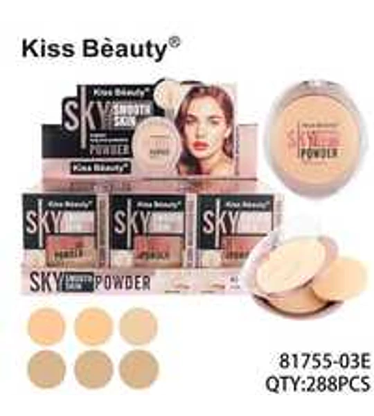 Polvo compacto Sky Chuys Beautys - Cobertura duradera