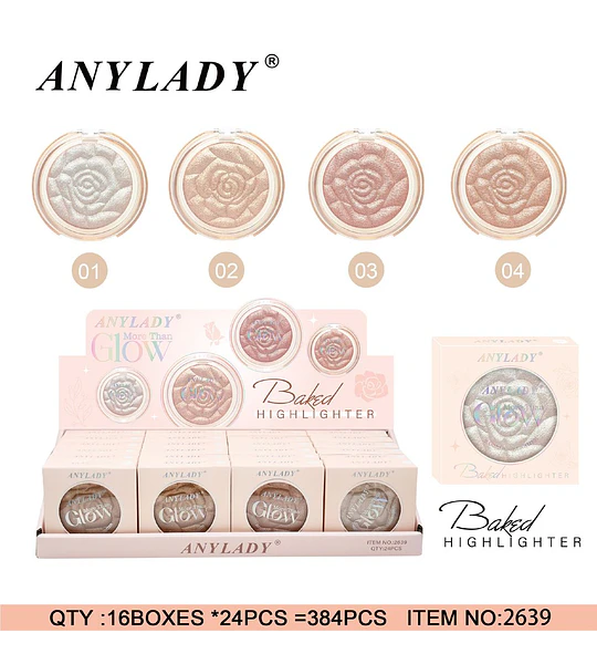 Iluminador 4 Tonos Chuys Beautys - Brillo y Luminosidad