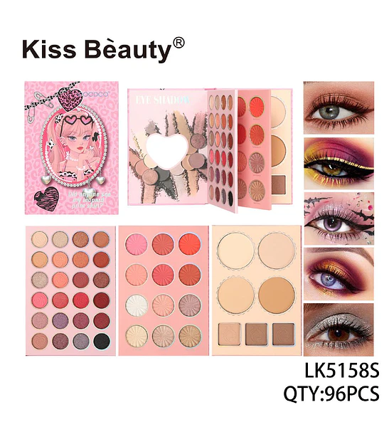 Set de Maquillaje 24 Tonos Chuys Beautys para Piel Perfecta