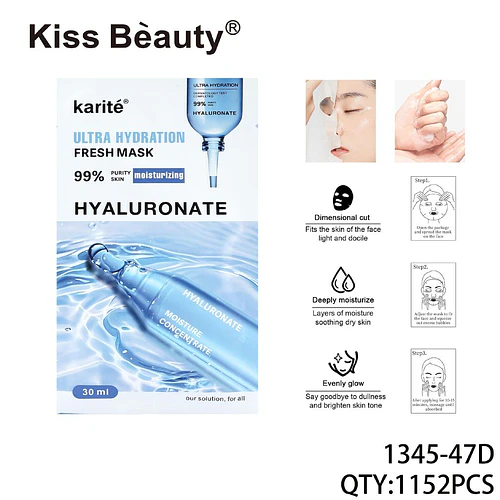 Mascarilla Facial Hidratante Ácido Hialurónico Chuys Beautys - COSMIVA | Chuy's Beautys