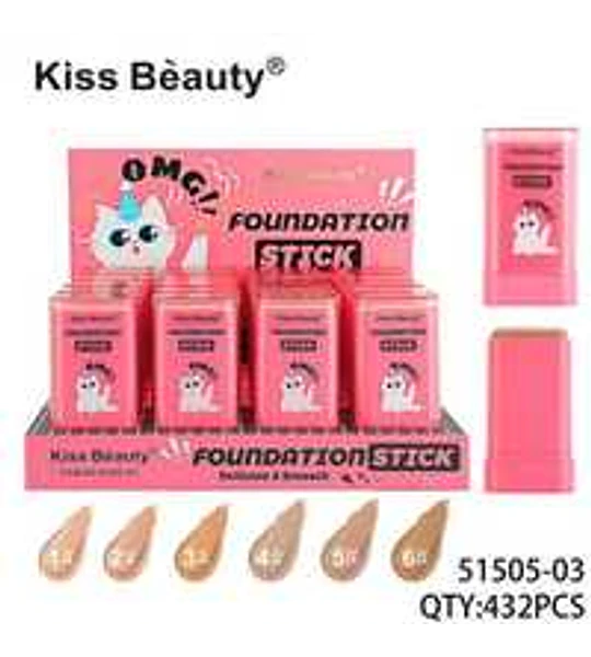 Base en barra tono natural Chuys Beautys para acabado perfecto
