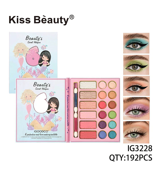 Set de Maquillaje para Niña 20 Tonos - Chuys Beautys