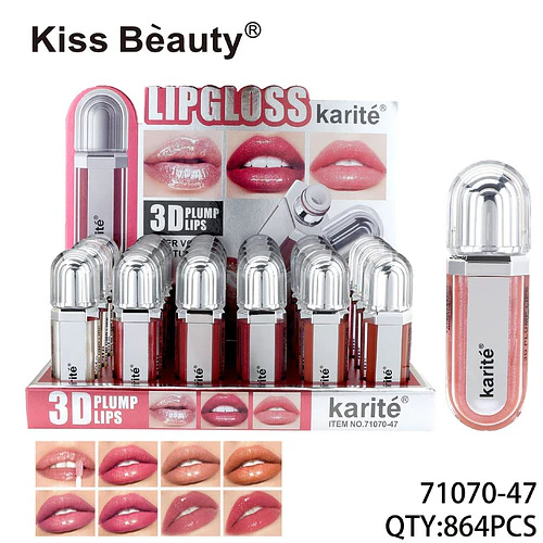 Lip Gloss 3D Karite - Brillo labial hidratante y con volumen - COSMIVA | Chuy's Beautys