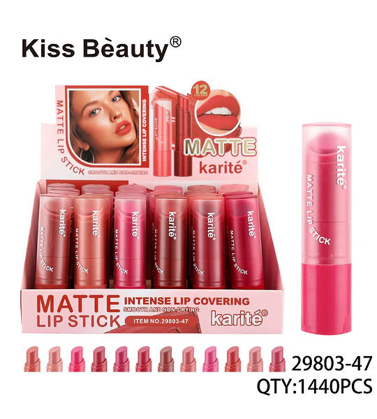 Labial en Barra Mate Chuys Beautys - 12 Tonos