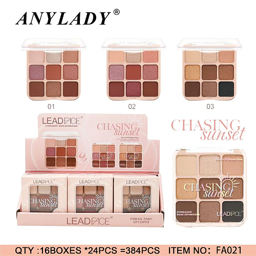 Paleta de sombras 9 tonos Chuys Beautys - COSMIVA | Chuy's Beautys
