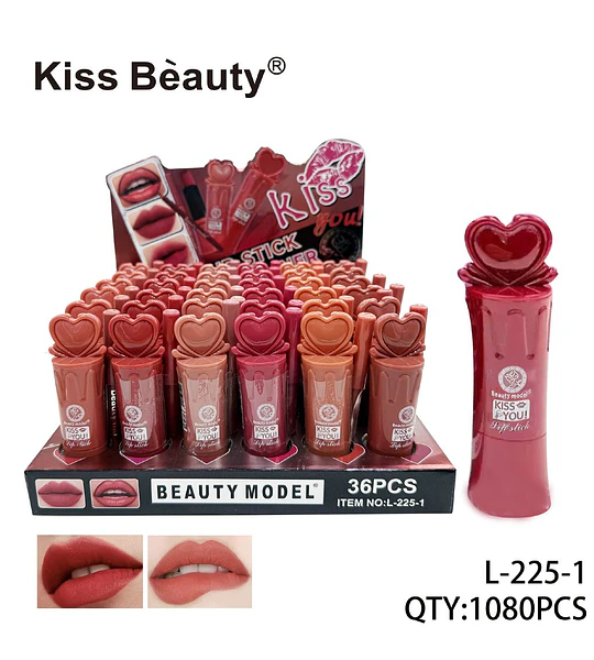 Labial en barra + Delineador de labios 6 tonos - Chuys Beautys
