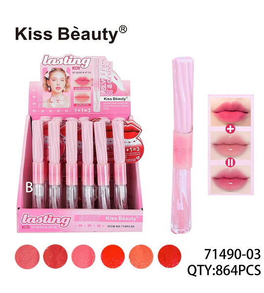 Brillo Labial + Aceite Labial 6 Tonos - Chuys Beautys