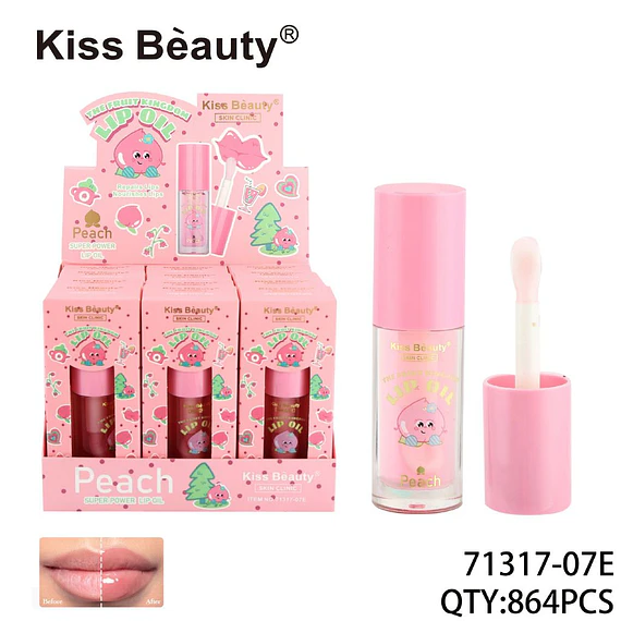Aceite Labial de Durazno - Hidratación y brillo para tus labios