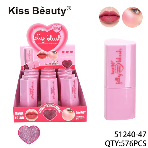 Jelly 2 en 1 Labial y Rubor - ¡Dale color a tus labios y mejillas! - COSMIVA | Chuy's Beautys