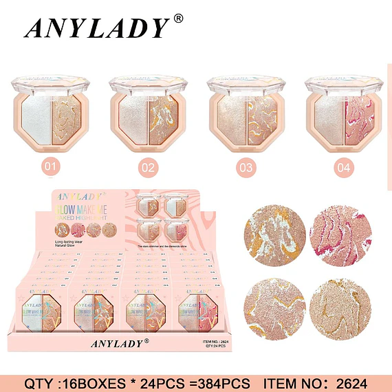 Iluminador 3 Tonos Chuys Beautys - Maquillaje Iluminadores