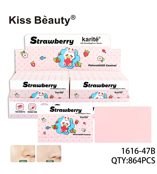 Papel absorbente de aceite Chuys Beautys