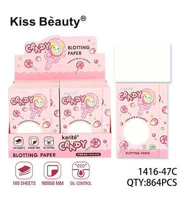 Papel absorbente de aceite Chuys Beautys - COSMIVA | Chuy's Beautys Store