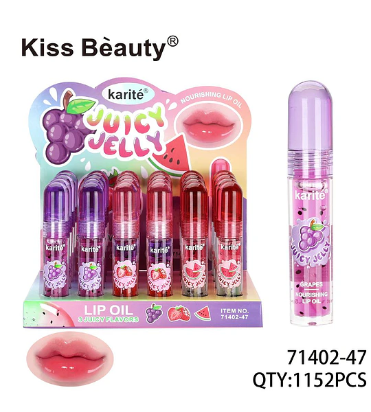 Aceite Labial 4 Tonos Frutales - Chuys Beautys