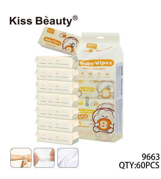 Toallitas Húmedas Bebé 64 Unidades Chuys Beautys