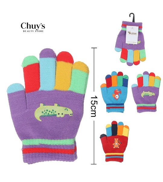 Guantes Coloridos Para Niños