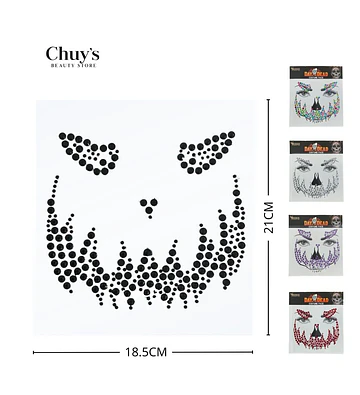 Plantilla Facial Calavera - Chuys Beautys | Chuy's Beautys Store