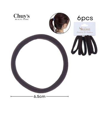 Coletas de Cabello Negras (6 Piezas) - Chuys Beautys | Chuy's Beautys Store