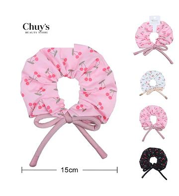 Scrunchie De Tela Con Estampado Frutal - Chuys Beautys | Chuy's Beautys Store