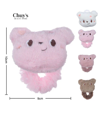 Scrunchie De Peluche Con Carita - Chuys Beautys | Chuy's Beautys Store